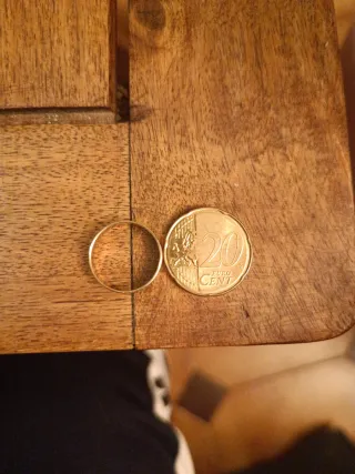 Anillo oro 9k Talla 11 de mujer  Sin grabar