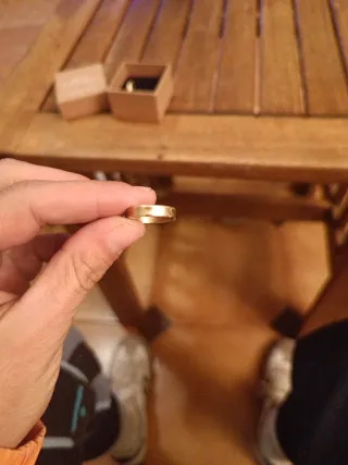 Anillo oro 9k Talla 11 de mujer  Sin grabar