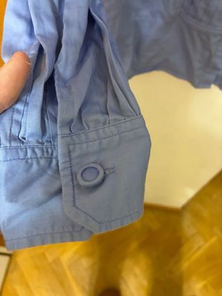 Camisa Easy Wear azul talla L