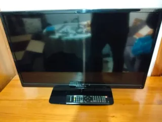 Televisor con mando a distancia