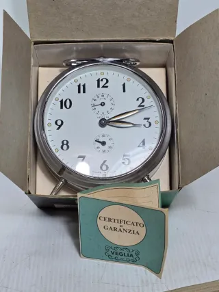 Orologio sveglia VEGLIA vintage anni '60 NOS