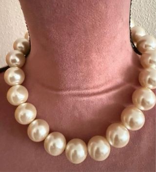 Conjunto Collar y Pendientes Perlas