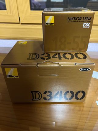 Nikon D3400 + Lente 18-55mm + Tamron 70-300mm