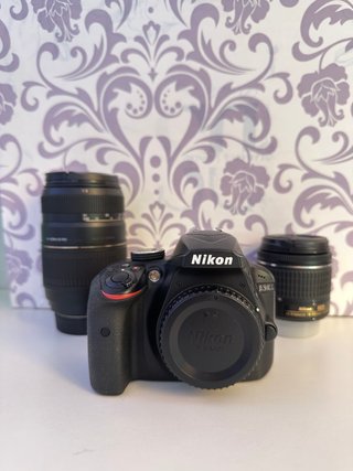 Nikon D3400 + Lente 18-55mm + Tamron 70-300mm