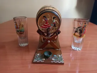 Barril decorativo vintage