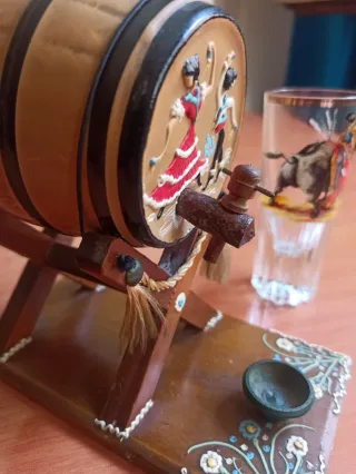 Barril decorativo vintage