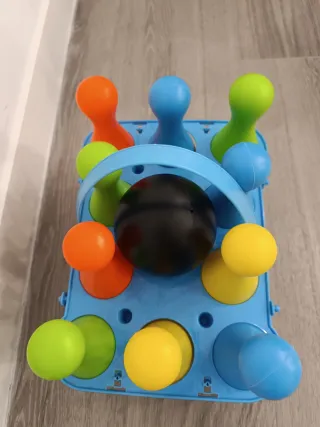 Juego de bolos de plástico para niños