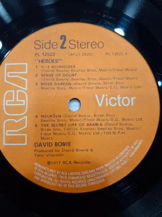 Vinilo Heroes David Bowie