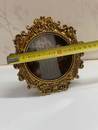 Marco de fotos barroco dorado