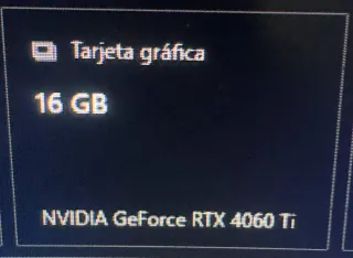 Tarjeta Gráfica NVIDIA GeForce RTX 4060 Ti 16GB