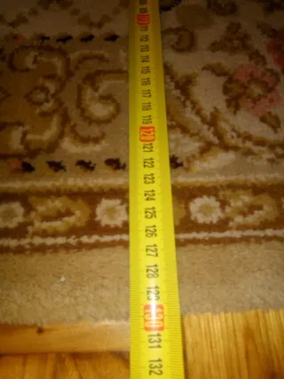 Alfombra Beige y Dorada 1,30 x 0,7 m