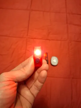 Luces para bicicleta delantera y trasera nuevas.