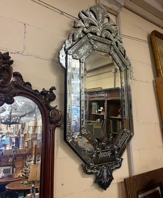 Espejo Veneciano Octogonal Decorado