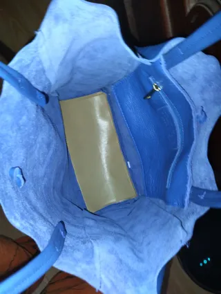 Bolso Vera Italy Azul Piel