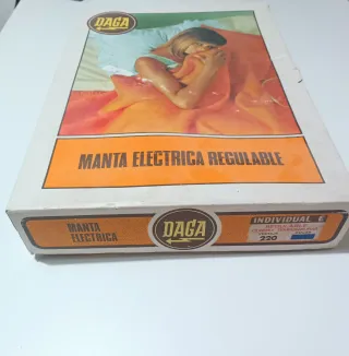Manta Eléctrica Daga Regulable Vintage
