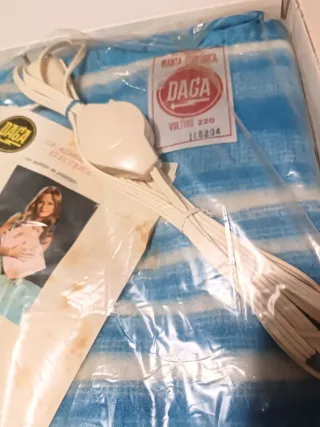 Manta Eléctrica Daga Regulable Vintage