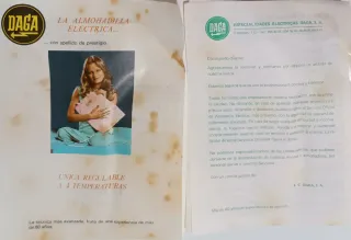 Manta Eléctrica Daga Regulable Vintage