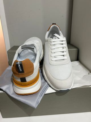 Sneakers Brunello Cucinelli Taglia 44 Beige/Bianco