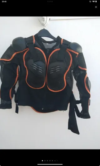 Chaqueta Motocross Protecciones Talla S