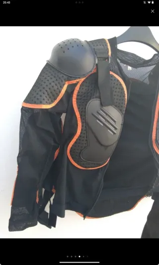 Chaqueta Motocross Protecciones Talla S