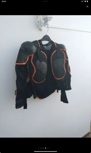 Chaqueta Motocross Protecciones Talla S