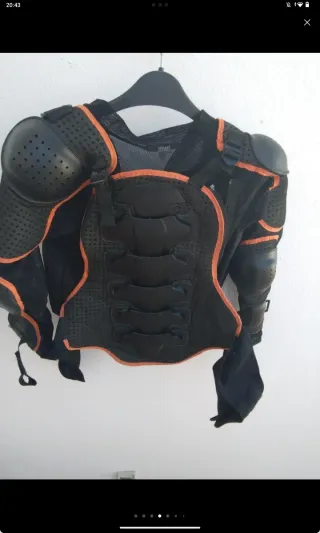 Chaqueta Motocross Protecciones Talla S