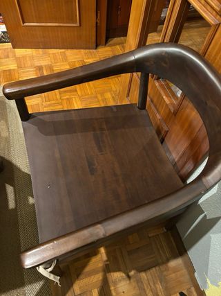 OFERTA 6 Sillas de comedor de madera acacia