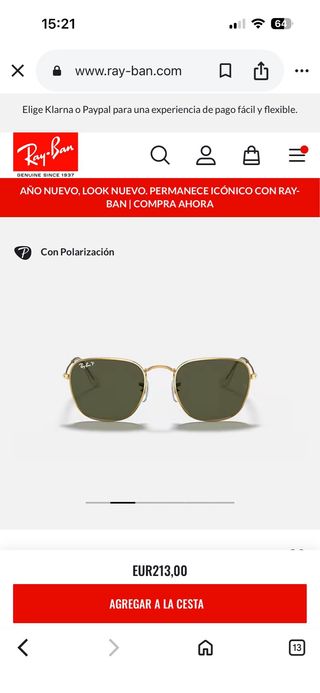 Gafas de sol Ray-Ban Hexagonal RB 3548N 001