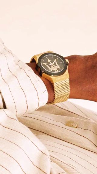 Reloj Maserati Potenza Negro y Dorado