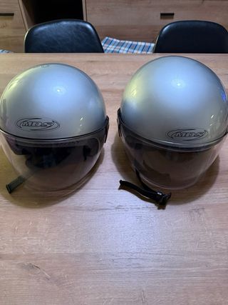 Pack 2 Cascos Moto MDS Tallas M y S