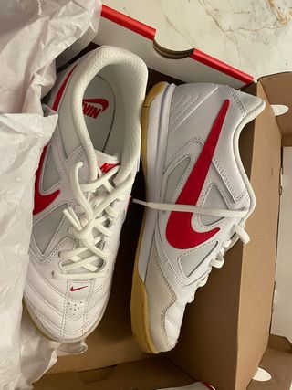Zapatillas Nike Futbol Sala Blancas Rojas