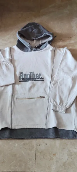 Chándal Retro Reebok Gris y Blanco