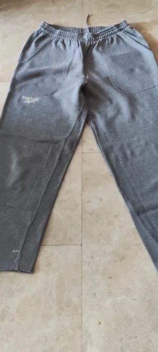 Chándal Retro Reebok Gris y Blanco