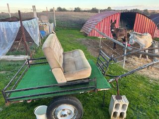 Carro de campo con asiento