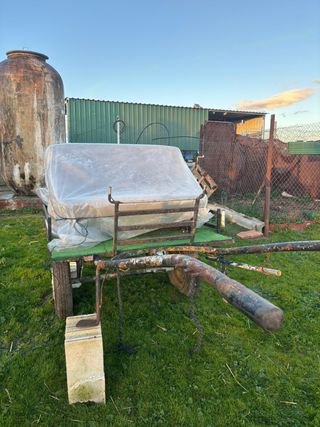 Carro de campo con asiento