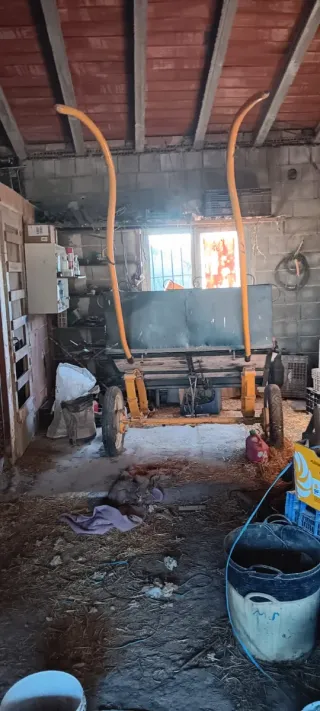 Carro para caballo y llegó