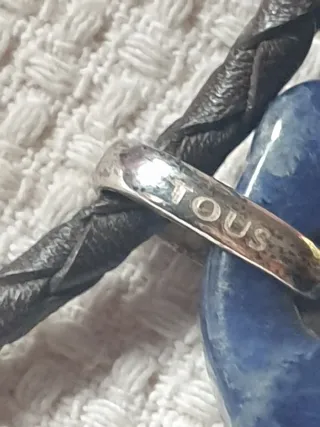 Colgante Tous Oso Azul y Cordón