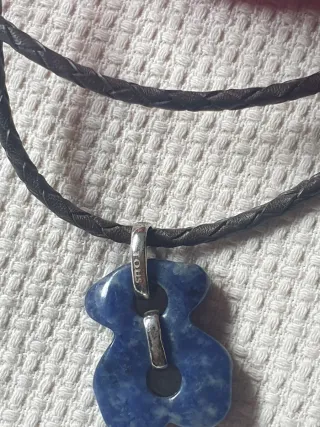 Colgante Tous Oso Azul y Cordón