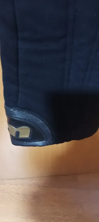 Pantalón de esquí negro con tirantes