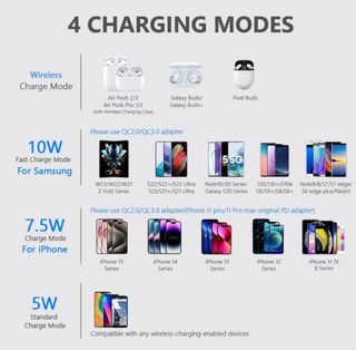 Cargador Inalámbrico Yootech iPhone/Android