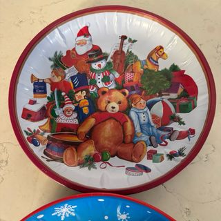 Set 3 piatti decorativi natalizi vintage