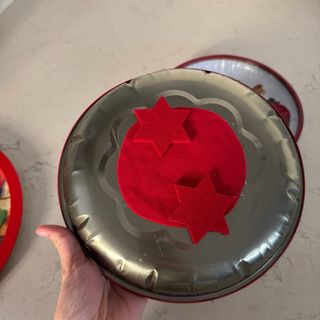 Set 3 piatti decorativi natalizi vintage