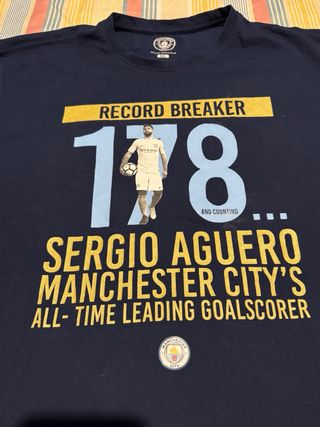 Camiseta Manchester City Sergio Agüero 178. 2018
