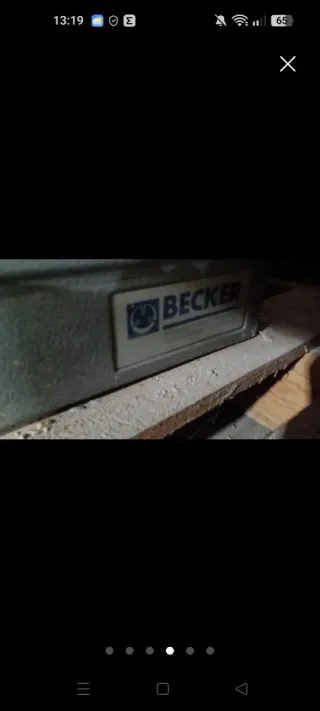 Bomba de vacío Becker