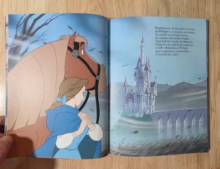 Clásico cuento Disney.La bella y la bestia.GAVIOTA