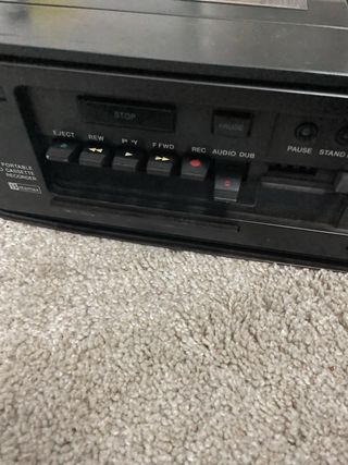 Reproductor Betamax con cinta