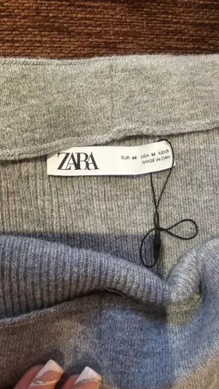 Conjunto Zara Beige y Gris