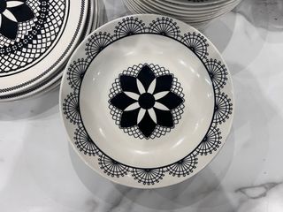 Vajilla Porcelana La Cartuja Medina Negra