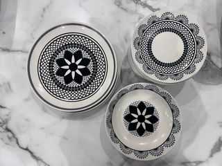 Vajilla Porcelana La Cartuja Medina Negra