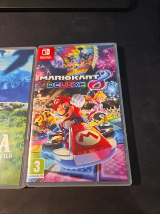 Cajas Juegos Nintendo Switch (3 juegos)